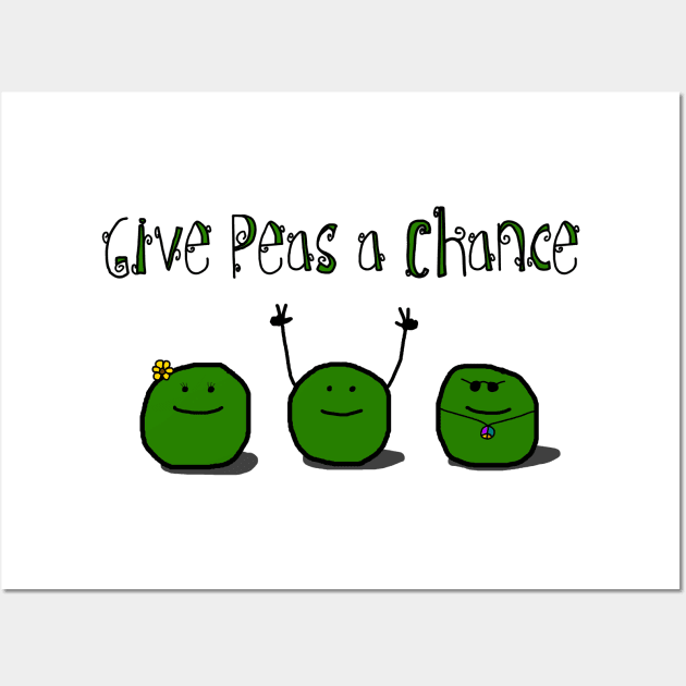 Give Peas A Chance Wall Art by jdsoudry